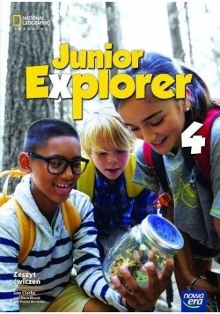 Język angielski SP 4 Junior Explorer neon Ćw.