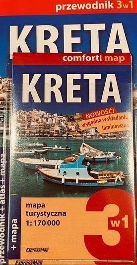 Kreta 3w1 przewodnik+atlas+mapa