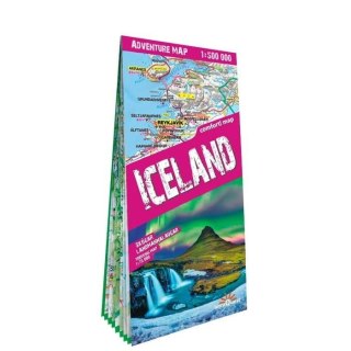 Adventure map Iceland 1:500 000 lam w.2023