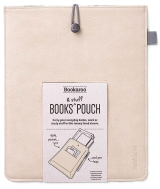 Bookaroo Books & Stuff - etui na książkę - kremowe