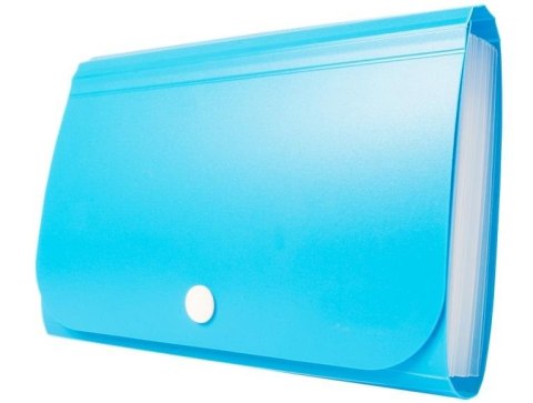 Mini organizer harmonijkowy PP zatrzask niebieski Mini organizer harmonijkowy PP zatrzask niebieski