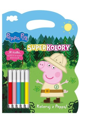 Peppa Pig. Superkolory. Koloruj z Peppą