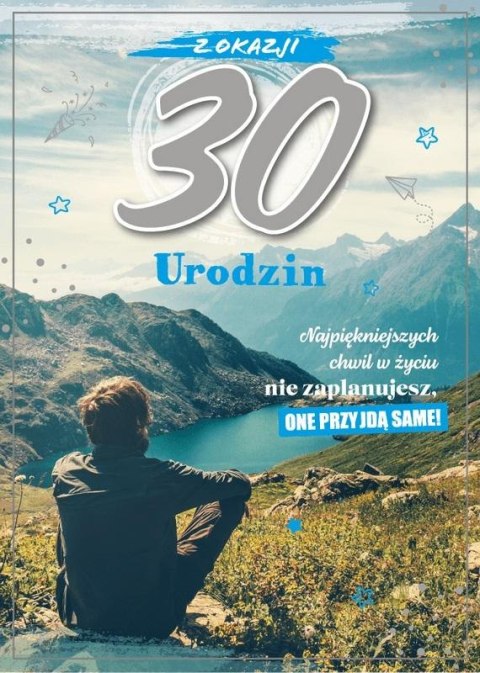 Karnet Urodziny 30