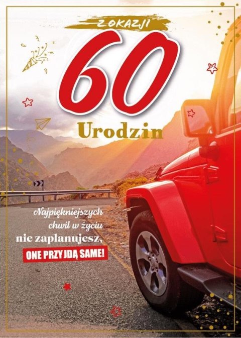 Karnet Urodziny 60