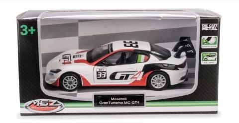 MSZ 1:43 Maserati GranTurismo MC GT4/67355A/white