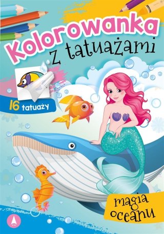 Kolorowanka z tatuażami. Magia oceanu