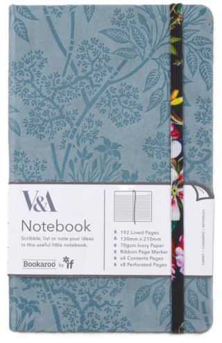 Bookaroo Notatnik Journal A5 Kilburn Black Floral