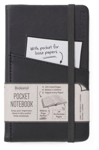 Bookaroo Notatnik Journal Pocket A6 - Czarny