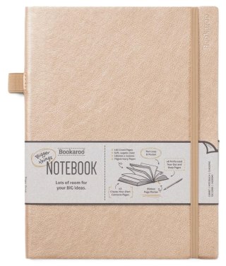 Bookaroo Notatnik Journal duży - Złoty