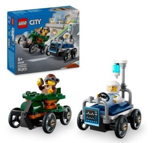 LEGO(R) CITY 60459 (4szt) Zestaw wyścigówek: samolot