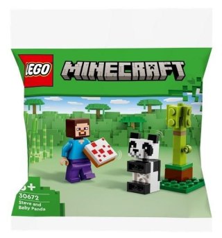 LEGO(R) MINECRAFT 30672 (30szt) Steve i mala panda