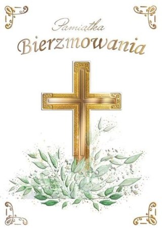 Karnet A5 Bierzmowanie - Krzyż