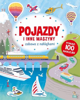 Zabawa z naklejkami. Pojazdy i inne maszyny