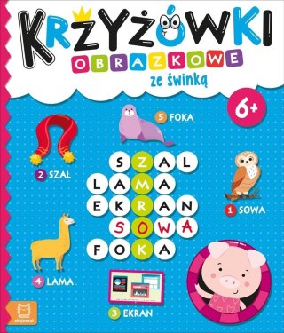 Krzyżówki obrazkowe ze świnką