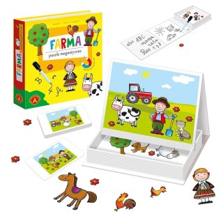 Puzzle magnetyczne Farma ALEX