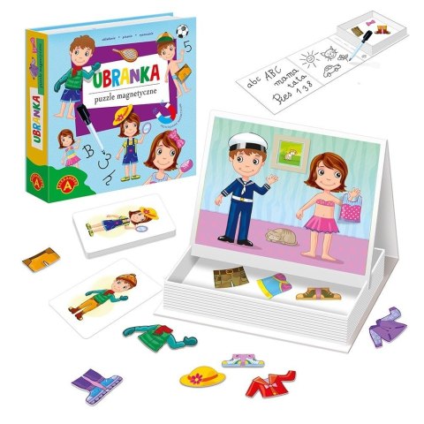 Puzzle magnetyczne Ubranka ALEX