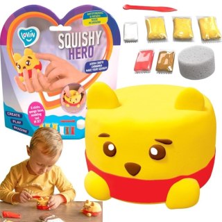 Zestaw z lekką ciastoliną piankolina Squishy Pooh