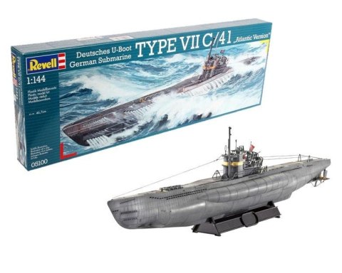 Statek 1:144 German Submarine TYPE VII C/41e