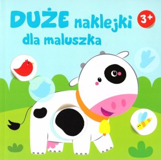 Duże naklejki dla maluszka 3+ - Krówka