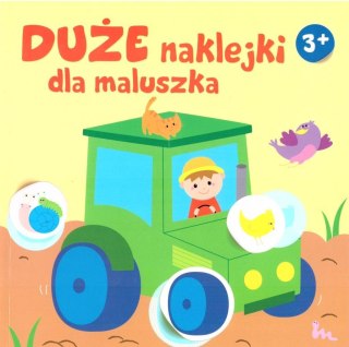 Duże naklejki dla maluszka 3+ - Traktor