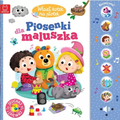 KSIĄŻECZKA Z 7 PIOSENKAMI DLA MALUSZKA ŚPIEWAJ