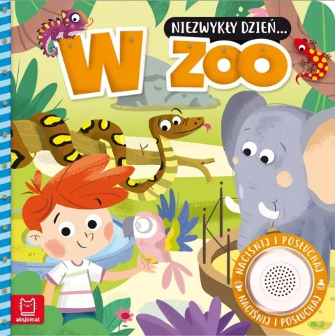 KSIĄŻECZKA Z DŹWIĘKIEM NIEZWYKŁY DZIEŃ W ZOO