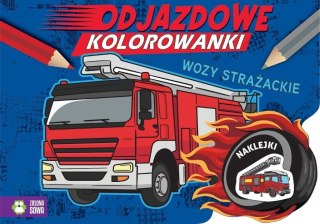 Odjazdowe kolorowanki. Wozy strażackie