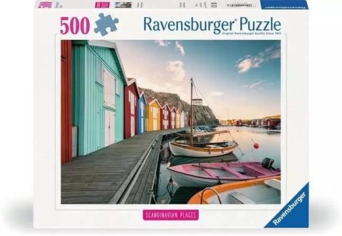 Puzzle 500 Przystań dla Łodzi w Smgen