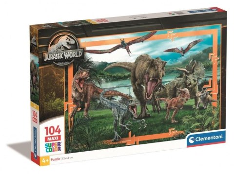 Puzzle 104 Maxi Super Kolor Jurrasic World