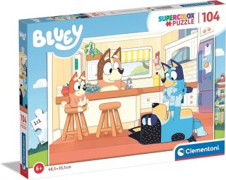 Puzzle 104 Superkolor Bluey