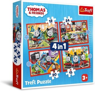 Puzzle 4w1 Odjazdowy Tomek TREFL