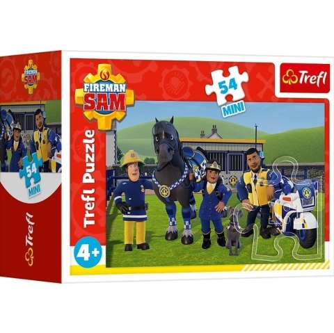 Puzzle 54 Mini Strażak Sam w gotowości 1 TREFL