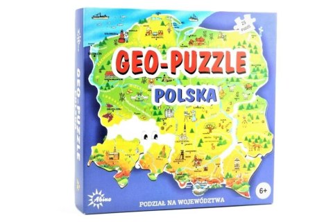 Puzzle geograficzne Polska ABINO