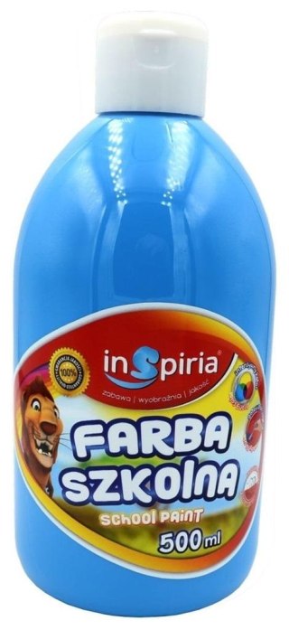 Farba szkolna niebieska 500ml