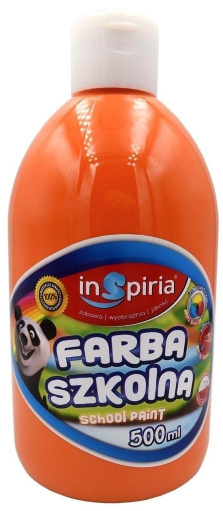 Farba szkolna pomarańczowa 500ml