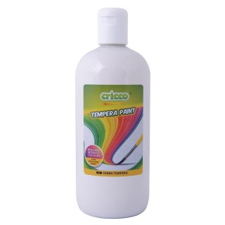 Farba tempera 500ml biała CRICCO