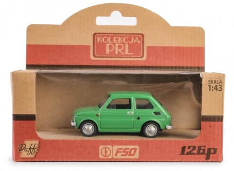 Kolekcja PRL Fiat 126p zielony