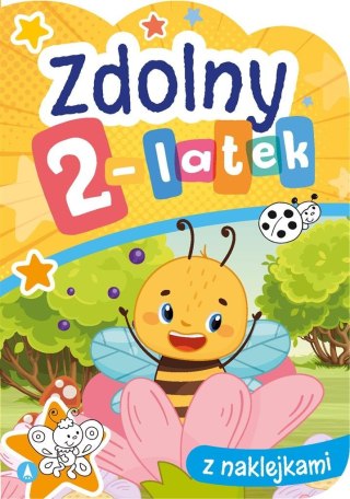 Zdolny 2-latek z naklejkami