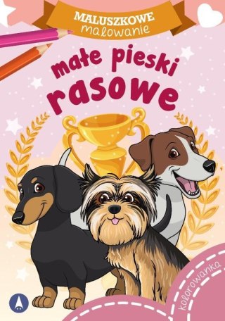 Maluszkowe malowanie. Małe pieski rasowe