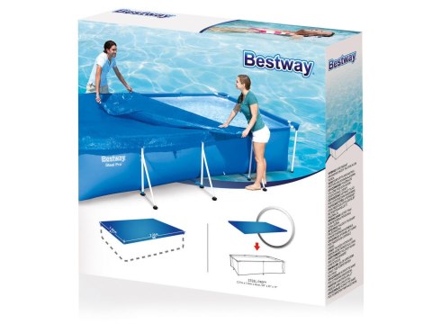 Pokrywa prostokątna 224 x 154 cm Bestway 58103