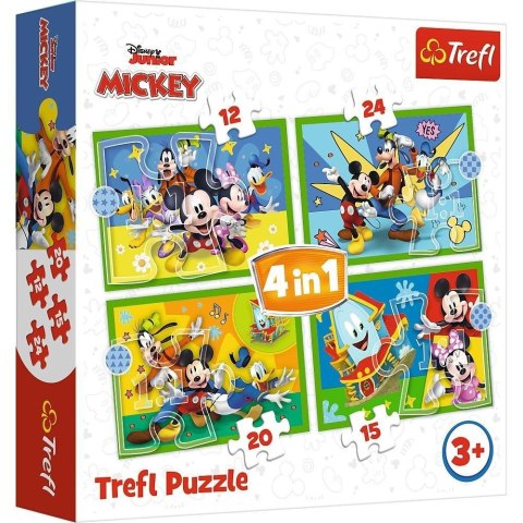 Puzzle 4w1 Wśród przyjaciół TREFL