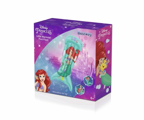 Bestway 9101F Little Mermaid Materac plażowy Mała Syrenka 1.58m x 81cm