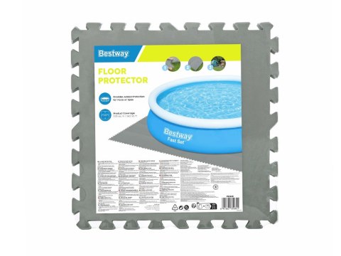 Bestway Piankowa mata pod basen SZARY 50cmx50cm 58639