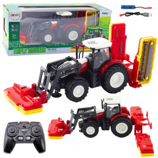 Traktor Rolniczy Z Kosiarkami Do Trawy Zdalnie Sterowany RC 2.4G