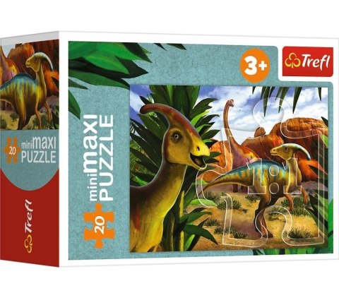 Puzzle 20 miniMaxi Poznaj świat dinozaurów 2 TREFL