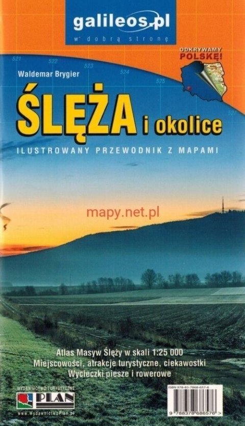 Ilustrowany przewodnik. Ślęża i okolice 1:25 000