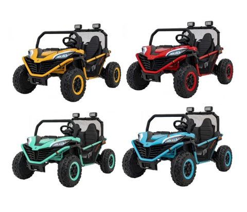 Buggy FASTER 4x4 Zielony 2x150W 24V10Ah do 50kg