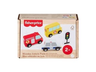 Fisher Price Samochody drewniane