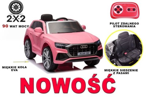 ORYGINALNE AUDI Q8 W NAJLEPSZEJ OPCJI, MIĘKKIE KOŁA, MIĘKKIE SIEDZENIE/JJ2066