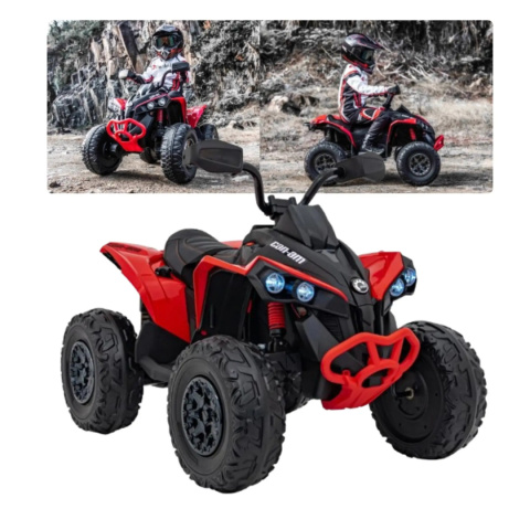 Quad Maverick ATV Czerwony dla dziecka 24V 2x200W DK-CA002